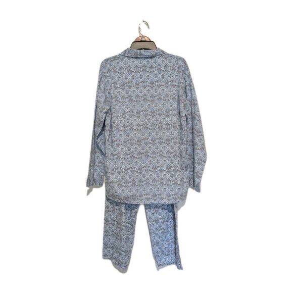 Men's Marlowe Vintage Permanent Press Cotton Medallion Pajama Set M/L C W30 - Picture 2 of 8